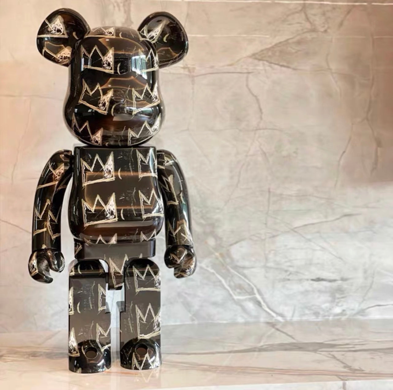 BEARBRICK #01 X JEAN MICHEL BASQUIAT  1000% FIGURE