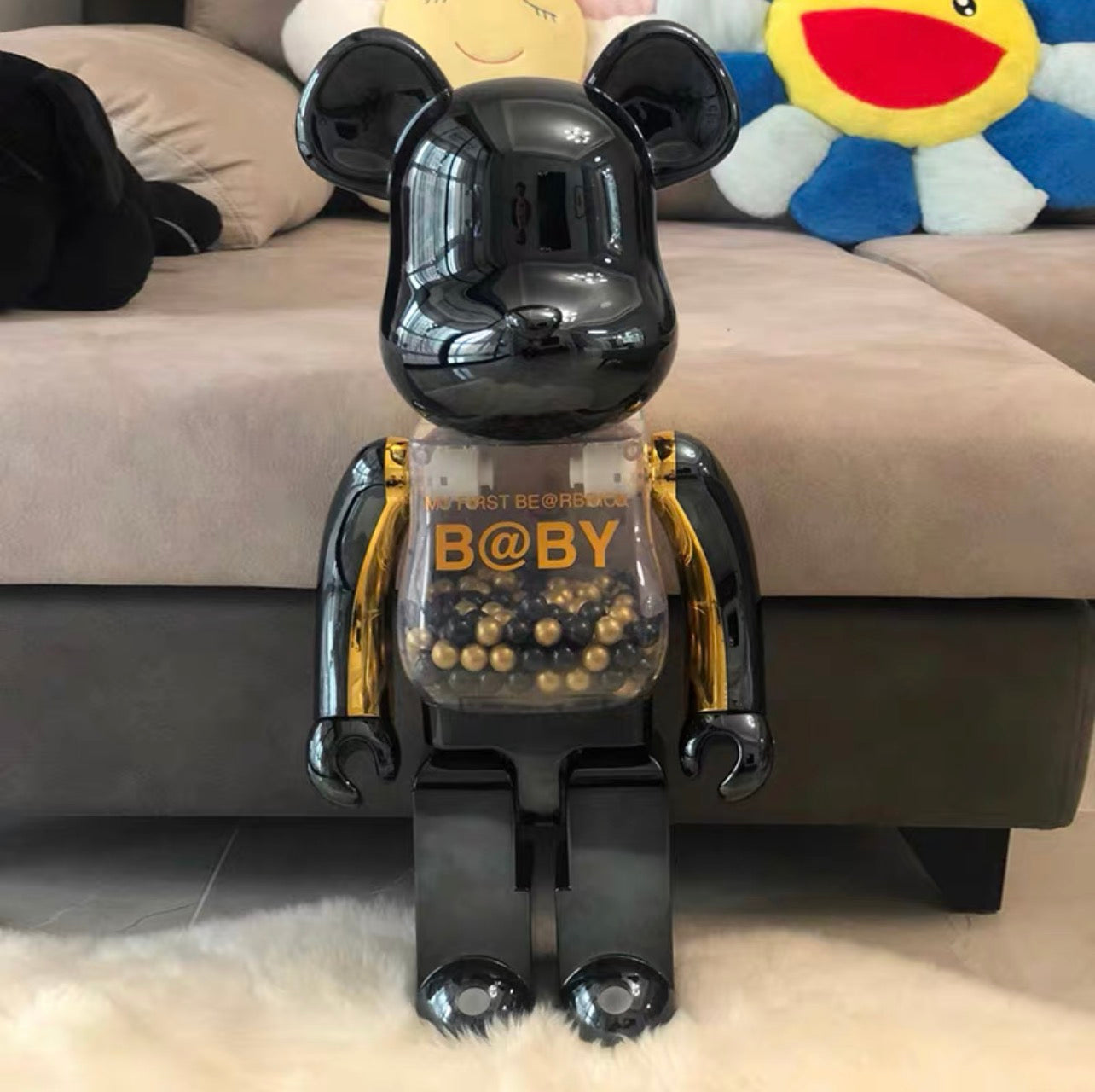 BEARBRICK #11 BLACK CLEAR - 1000% FIGURE