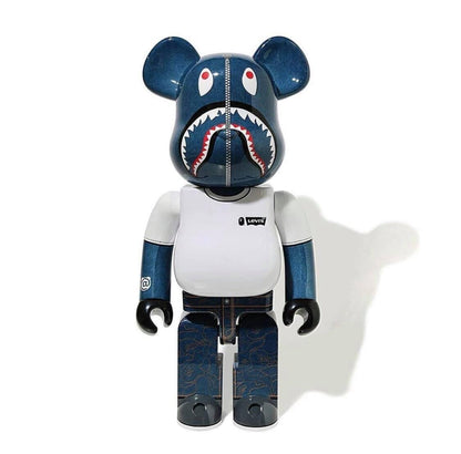 BEARBRICK #07 BATHING APE x LEVIS - 1000% FIGURE