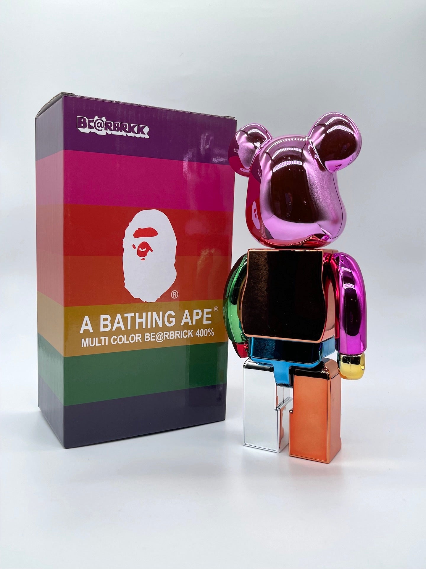 400% Bearbrick #20 - Bape MultiColor