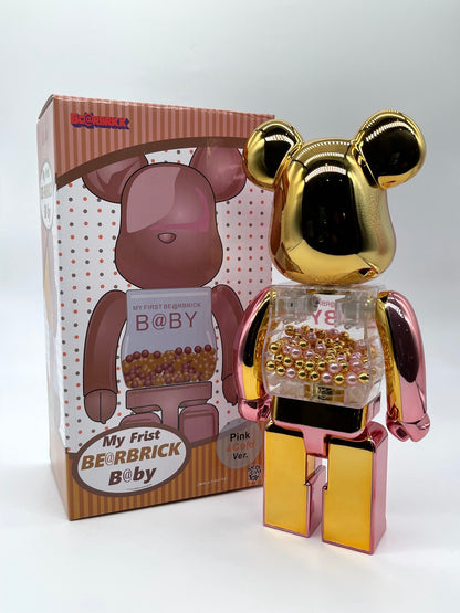 400% Bearbrick #14 - Pink Gold