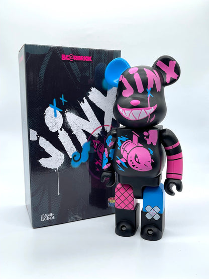 400% Bearbrick #05 - Jinx League of Legends