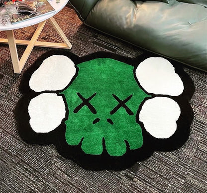 Kaws Face Floor Mat